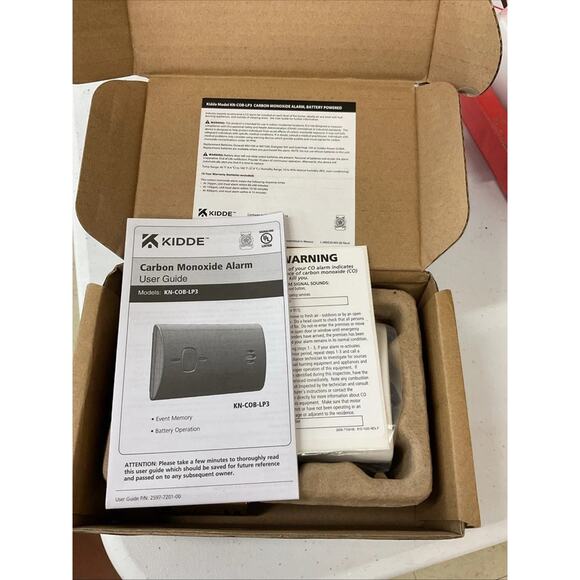Kidde Model KN-COB-LP3 Carbon Monoxide Alarm - Picture 3 of 3